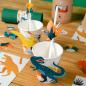 Preview: Dinosaurier Papier Trinkhalme - Eco friendly